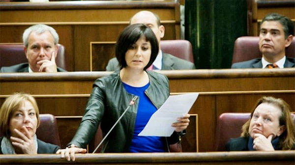 Fotografía de Isabel Rodríguez en el Congreso de los Diputados