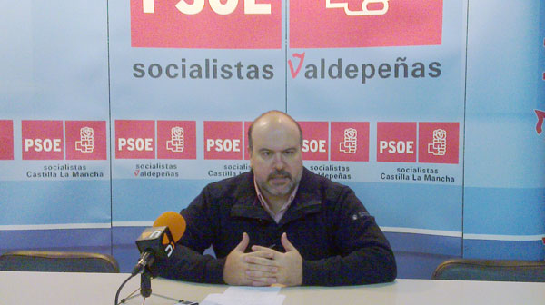 Fausto Marín Secretario de Organización del PSOE de Valdepeñas